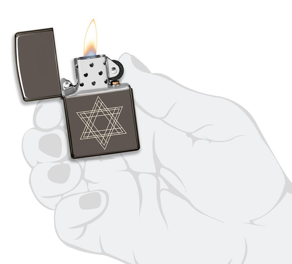 Zippo zapalovač 26984 Star of David Design