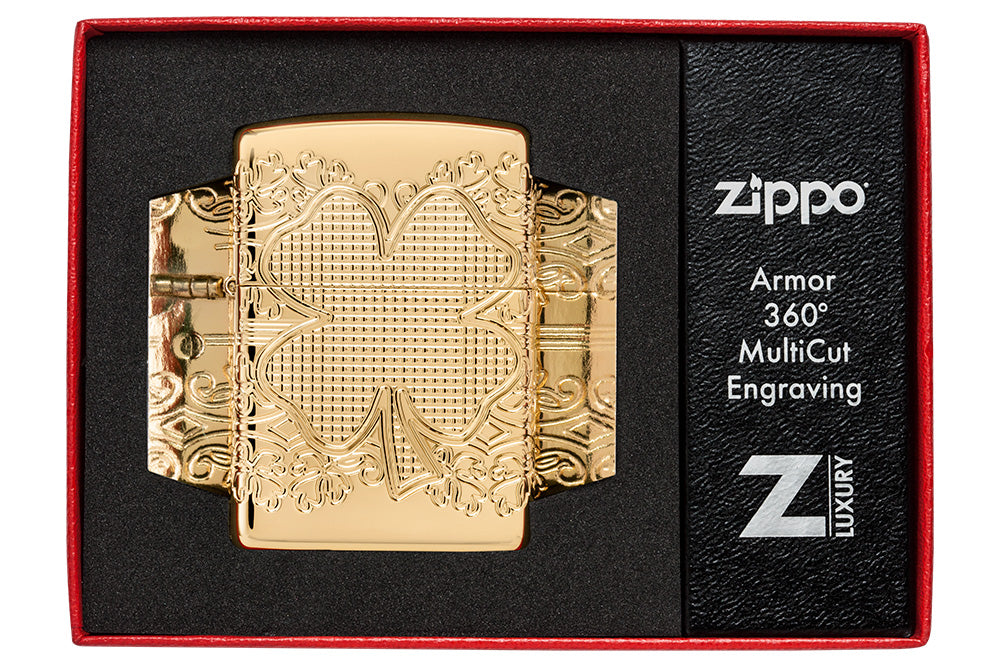 Zippo zapalovač 28031 Lucky Clover Design