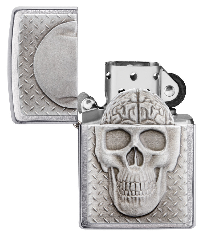 Zippo zapalovač 21972 Skull with Brain Surprise