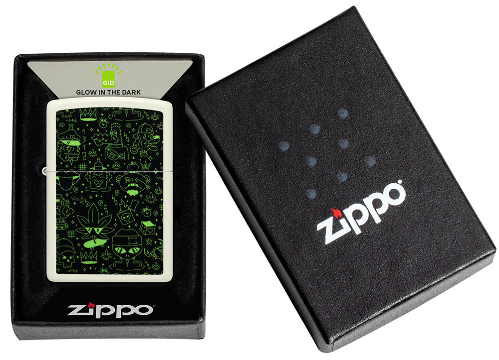 Zippo zapalovač 66102 Cannabis Doodle