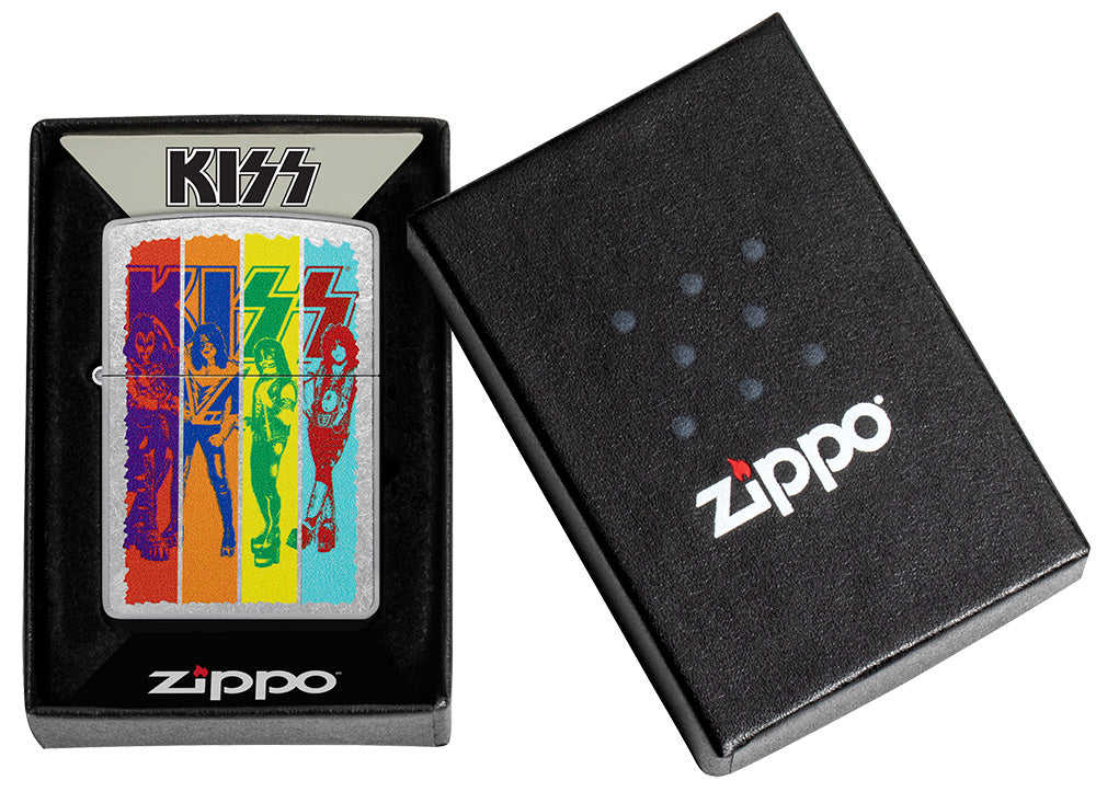Zippo zapalovač 25717 KISS® Fly Flag Design