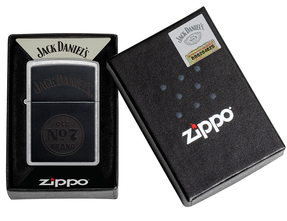 Zapalovač Zippo 25725 Jack Daniel’s Old No. 7 Leather Emblem