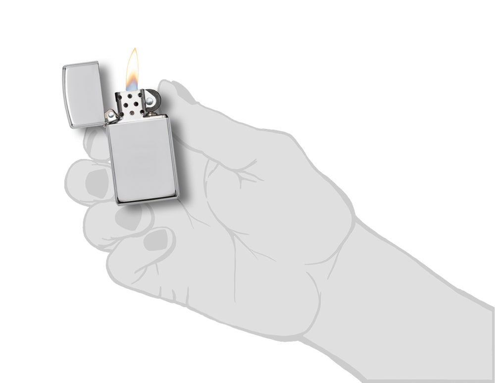 Zippo zapalovač 28006 Slim® Sterling Silver