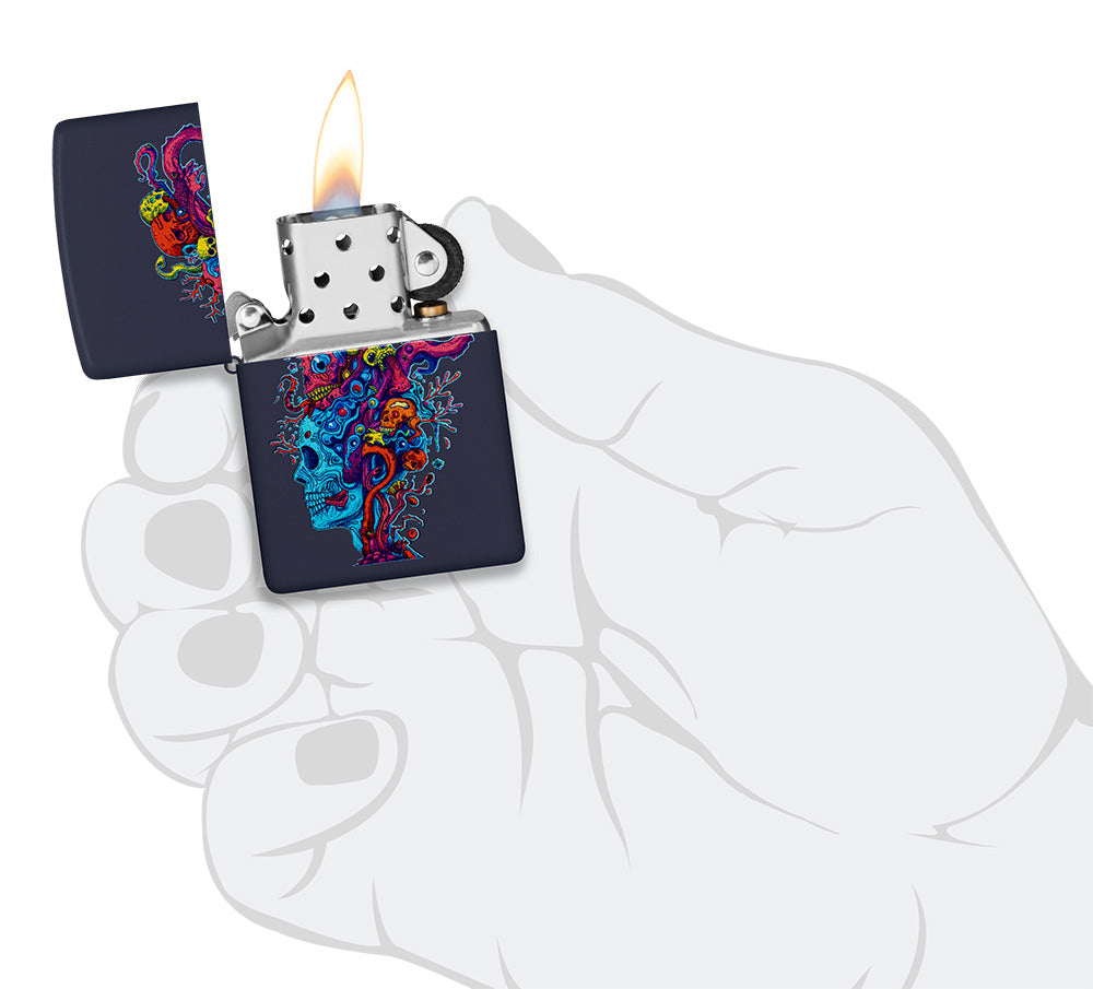 Zapalovač Zippo 66121 Skull Reef Design