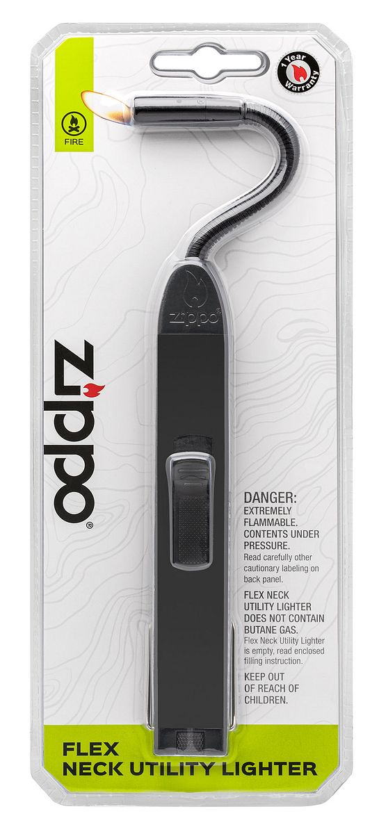 09098 Plynový zapalovač Zippo Flex Neck Utility Lighter černý