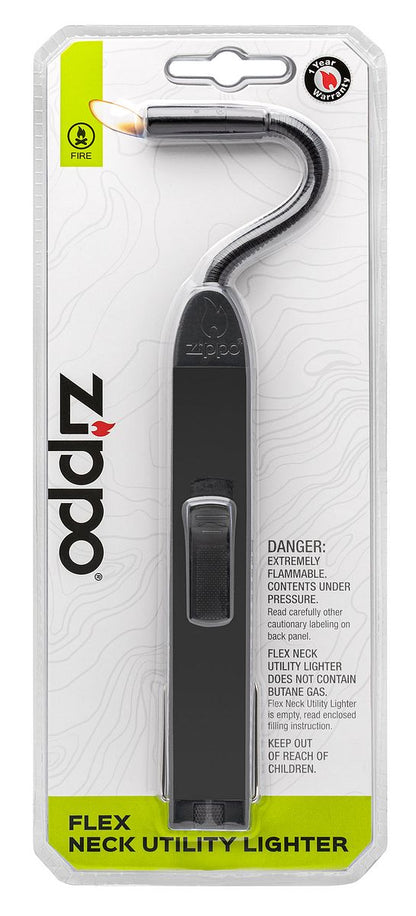 09098 Plynový zapalovač Zippo Flex Neck Utility Lighter černý
