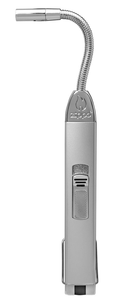 09099 Plynový zapalovač Zippo Flex Neck Utility Lighter stříbrný