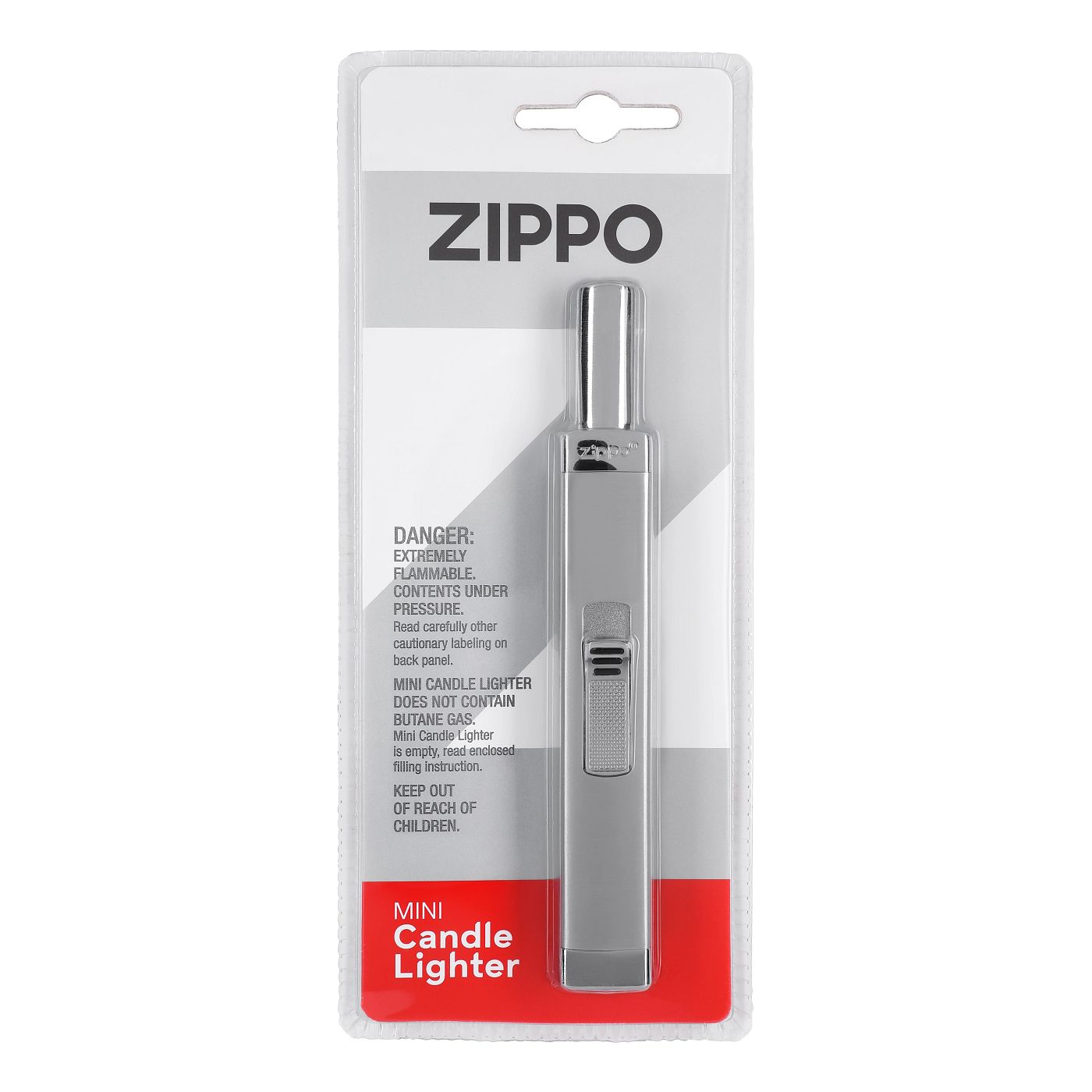 09101 Plynový zapalovač Zippo na svíčky chrom - balení