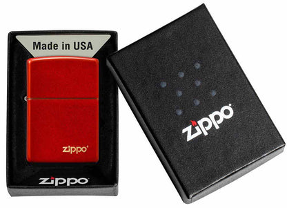 Zippo zapalovač 26954 Metallic Red Zippo Logo