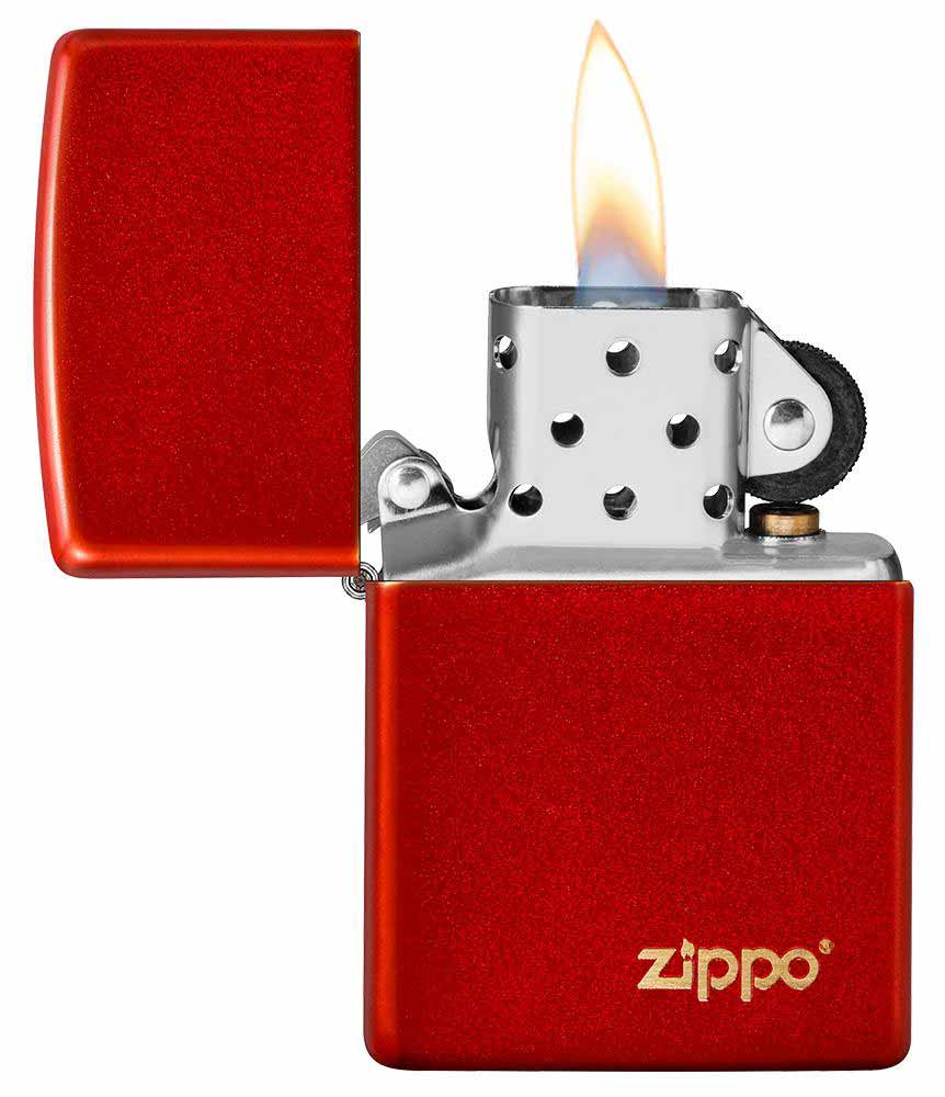 Zippo zapalovač 26954 Metallic Red Zippo Logo
