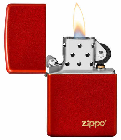 Zippo zapalovač 26954 Metallic Red Zippo Logo
