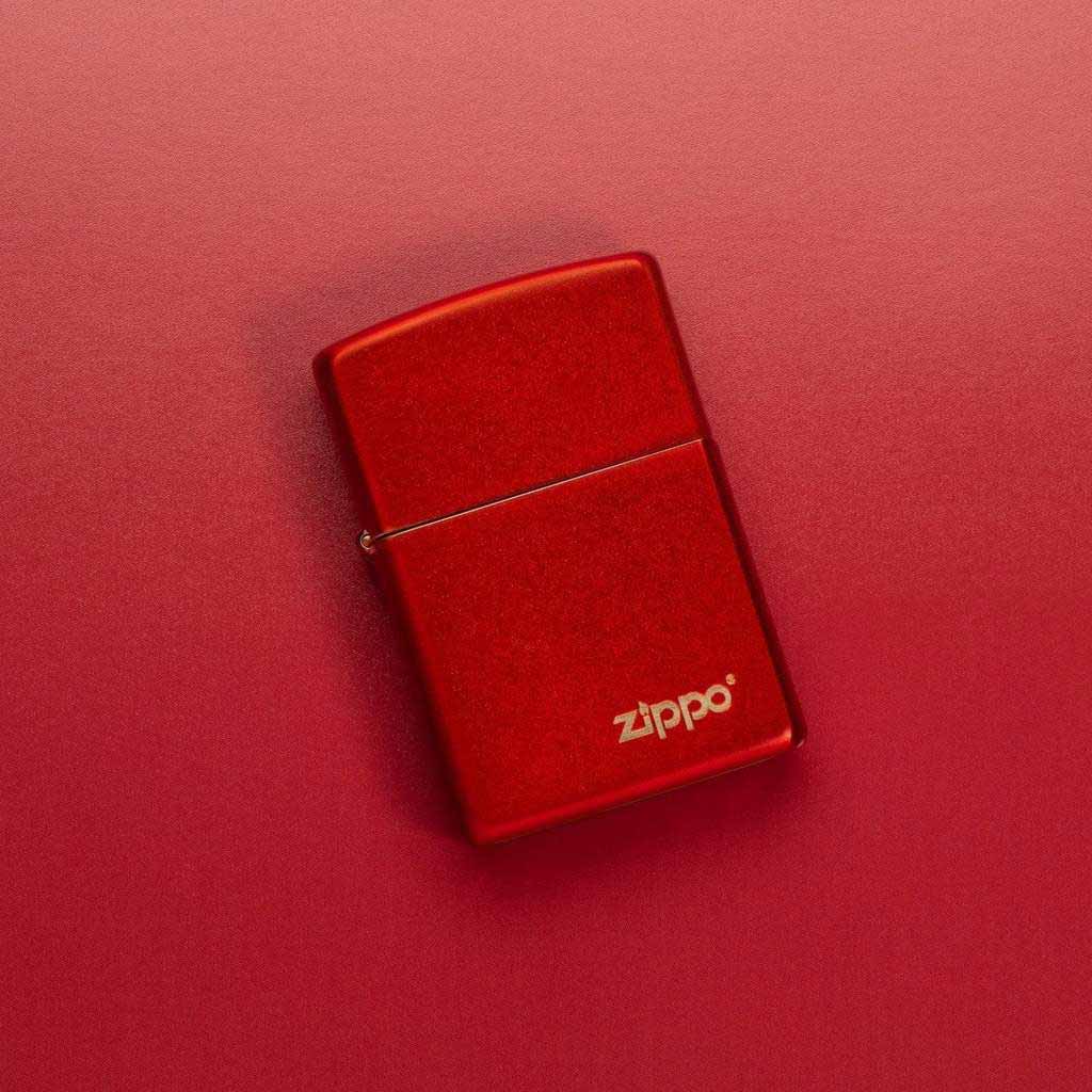 Zippo zapalovač 26954 Metallic Red Zippo Logo