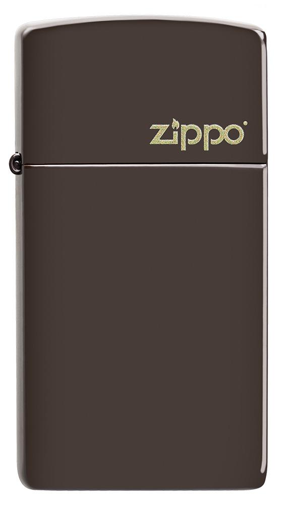 Zippo zapalovač 26958 Slim® Brown Zippo Logo