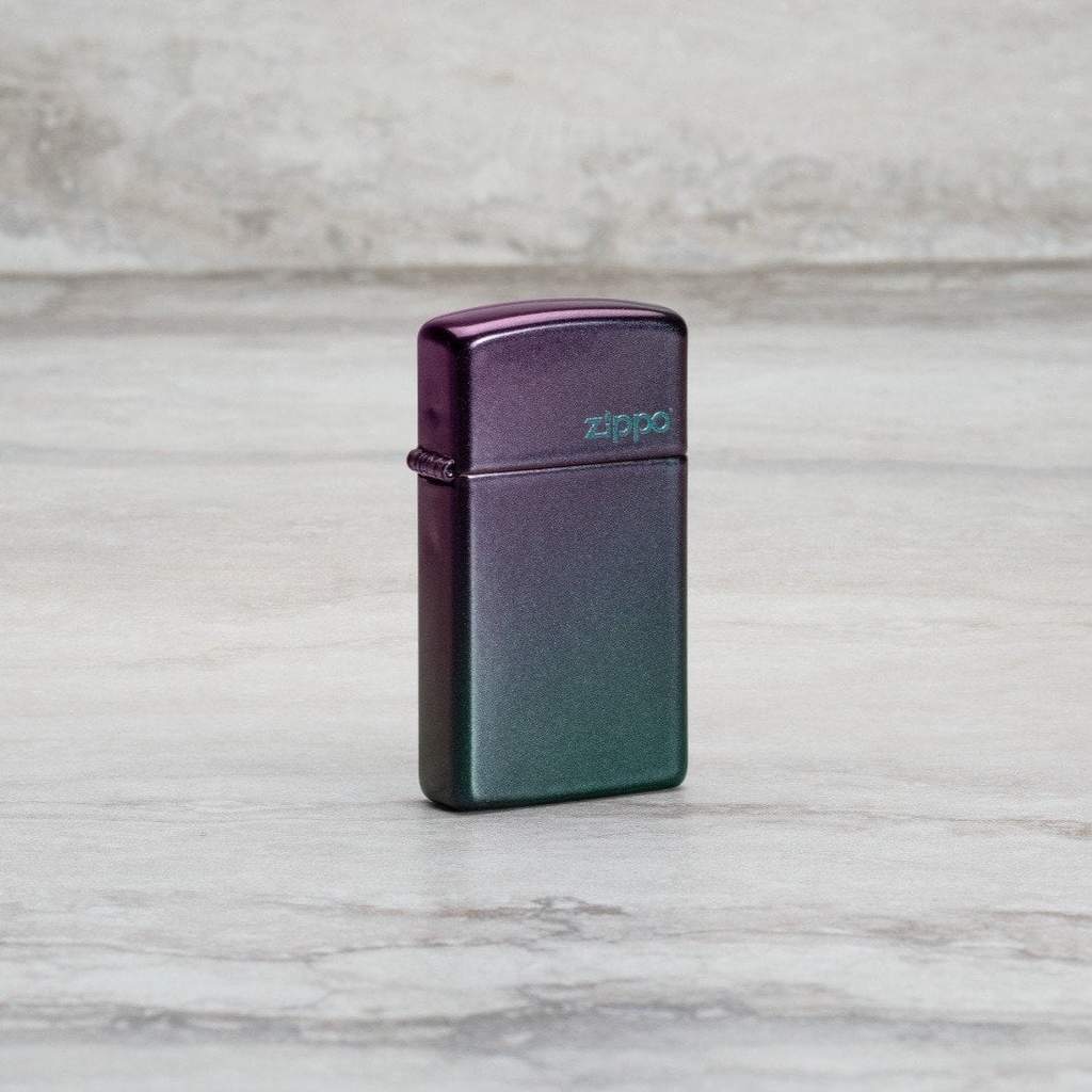 Zippo zapalovač 26962 Slim® Iridescent Zippo Logo