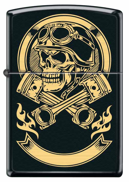Zippo zapalovač 26978 Biker Skull