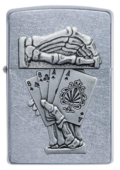 Zippo zapalovač 25633 Dead Man’s Hand Emblem Design