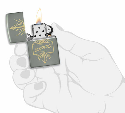 Zippo zapalovač 26082 Art Deco Zippo Logo