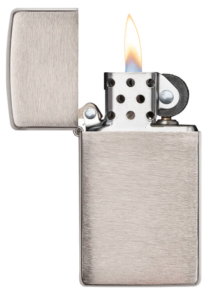 Zippo zapalovač 21112 Slim® Brushed Chrome