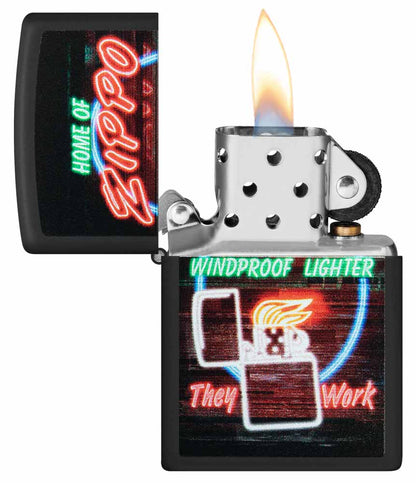 Zippo zapalovač 26116 Zippo Neon Sign