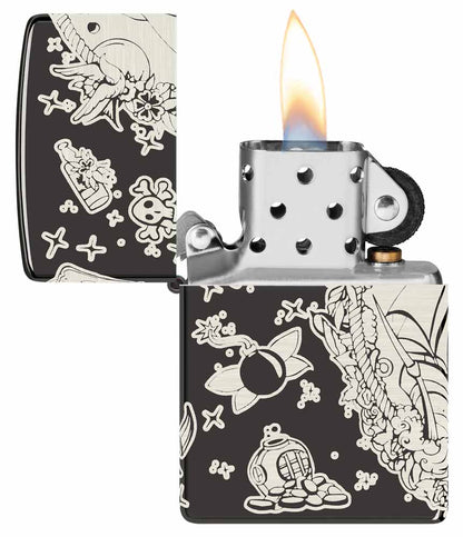 Zippo zapalovač 26142 Pirates Treasure Design