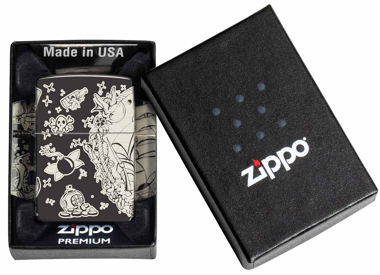 Zippo zapalovač 26142 Pirates Treasure Design