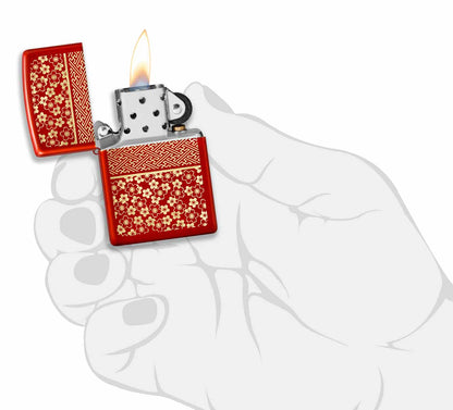 Zippo zapalovač 26512 Flower Pattern