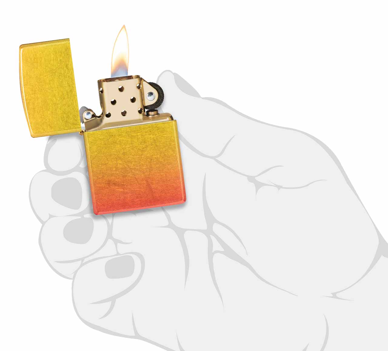 Zippo zapalovač 26115 Ombre Orange Yellow