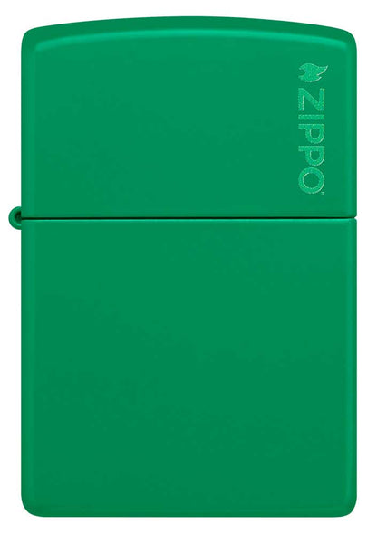 Zippo zapalovač 26107 Grass Green Matte Zippo Logo