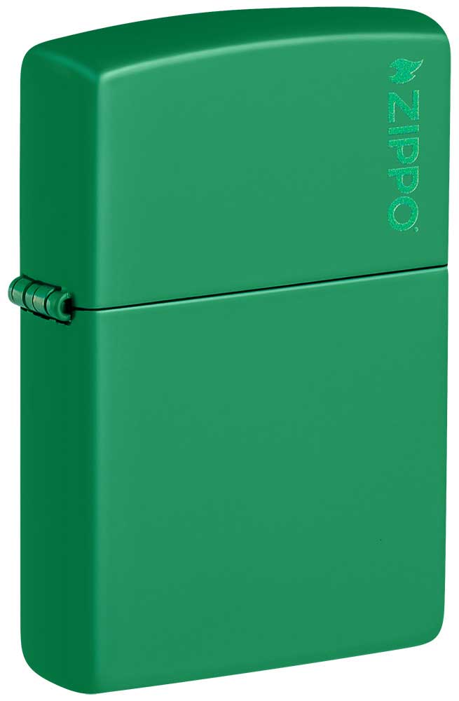 Zippo zapalovač 26107 Grass Green Matte Zippo Logo