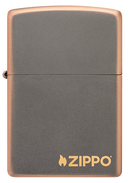 Zippo zapalovač 27005 Rustic Bronze Zippo Logo