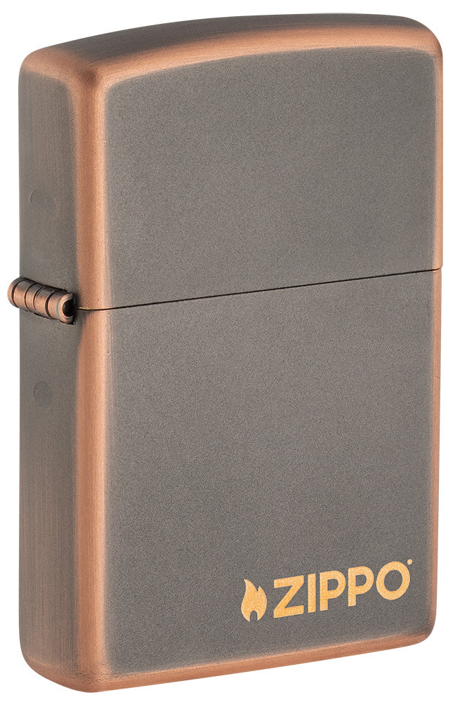 Zippo zapalovač 27005 Rustic Bronze Zippo Logo