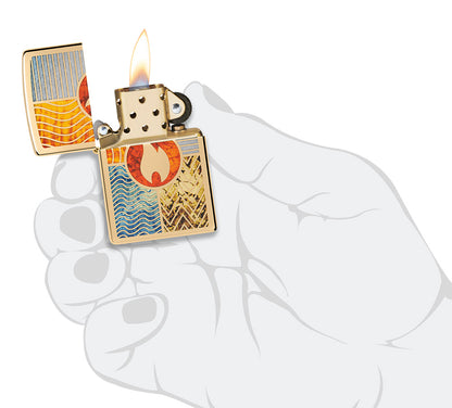 Zippo zapalovač 24210 Elements of Earth Design