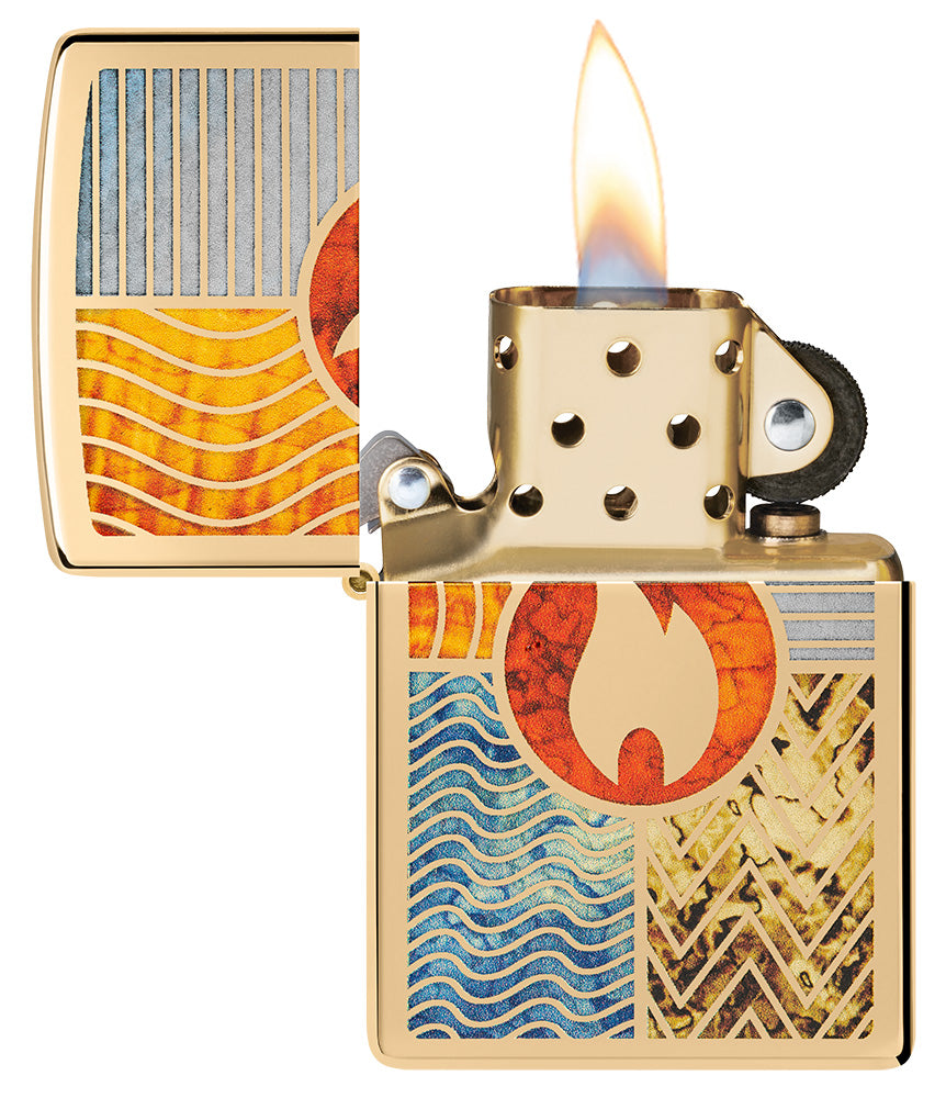 Zippo zapalovač 24210 Elements of Earth Design