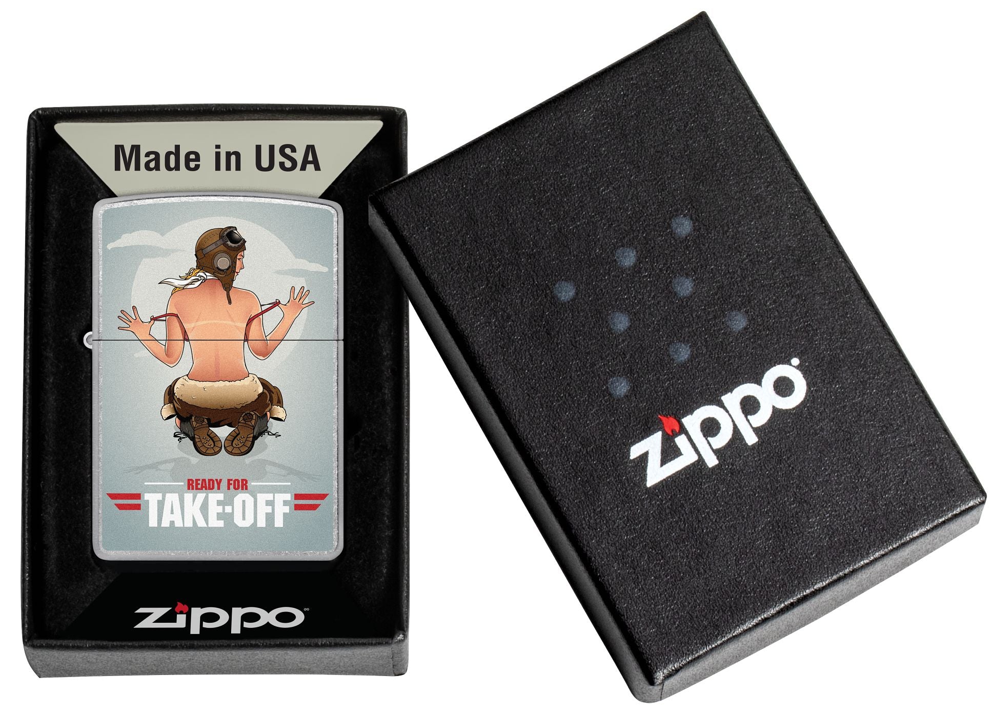 Zippo zapalovač 25655 Ready for Takeoff