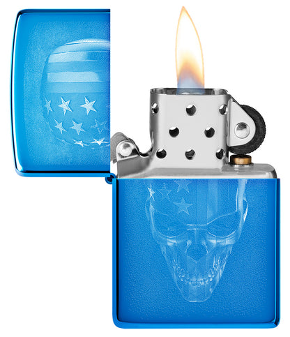 Zippo zapalovač 26146 American Skull