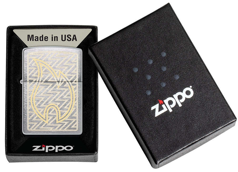Zippo zapalovač 21967 Tread Flame Design