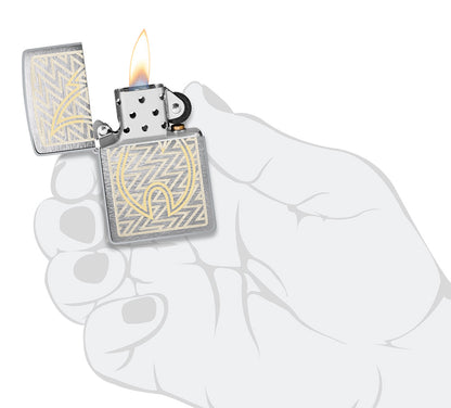 Zippo zapalovač 21967 Tread Flame Design
