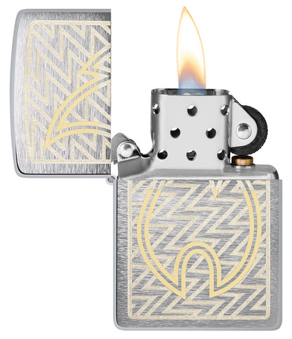 Zippo zapalovač 21967 Tread Flame Design