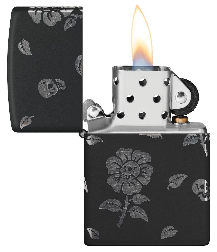 Zippo zapalovač 26199 Flower Skulls