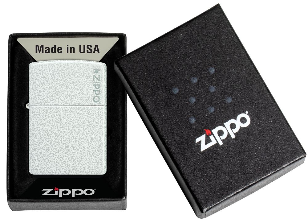 Zippo zapalovač 26206 Glacier Zippo Logo