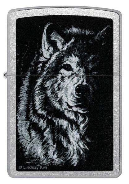 Zippo zapalovač 25661 Lindsay Kivi Shadow Wolf
