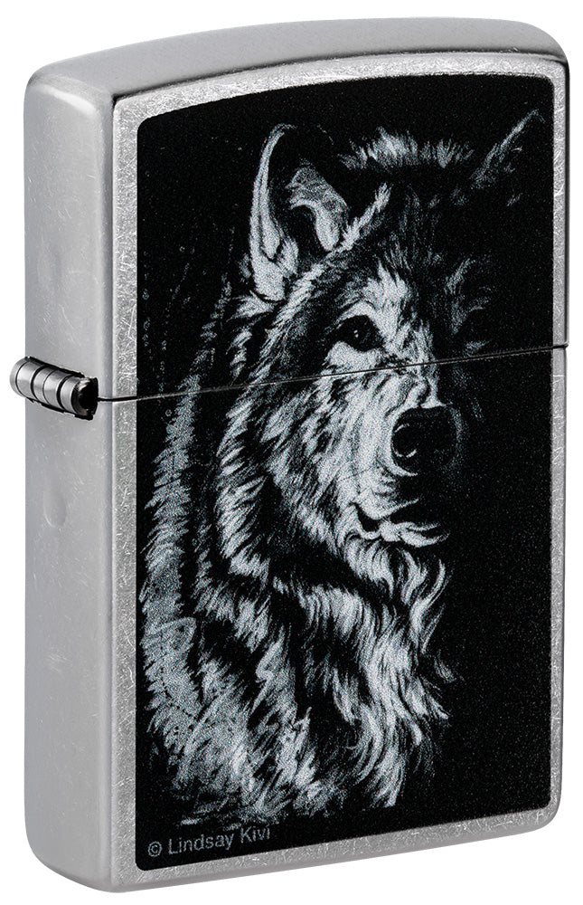 Zippo zapalovač 25661 Lindsay Kivi Shadow Wolf