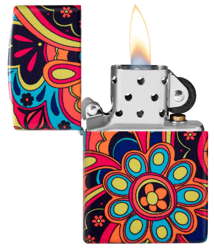 Zippo zapalovač 66008 Flower Power Design