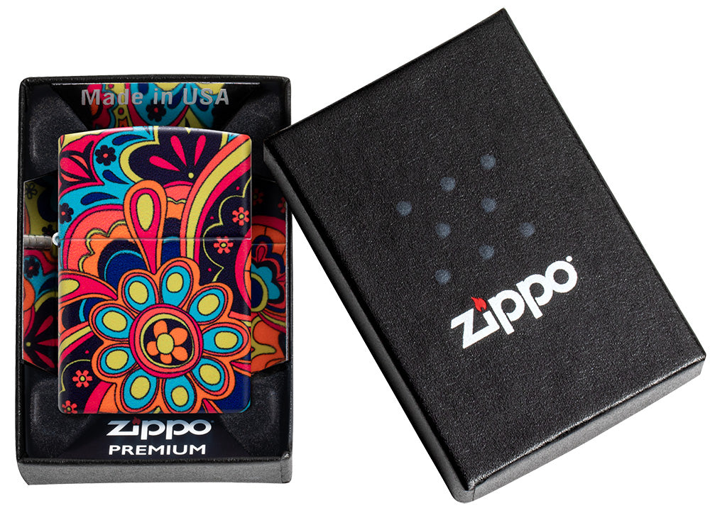 Zippo zapalovač 66008 Flower Power Design