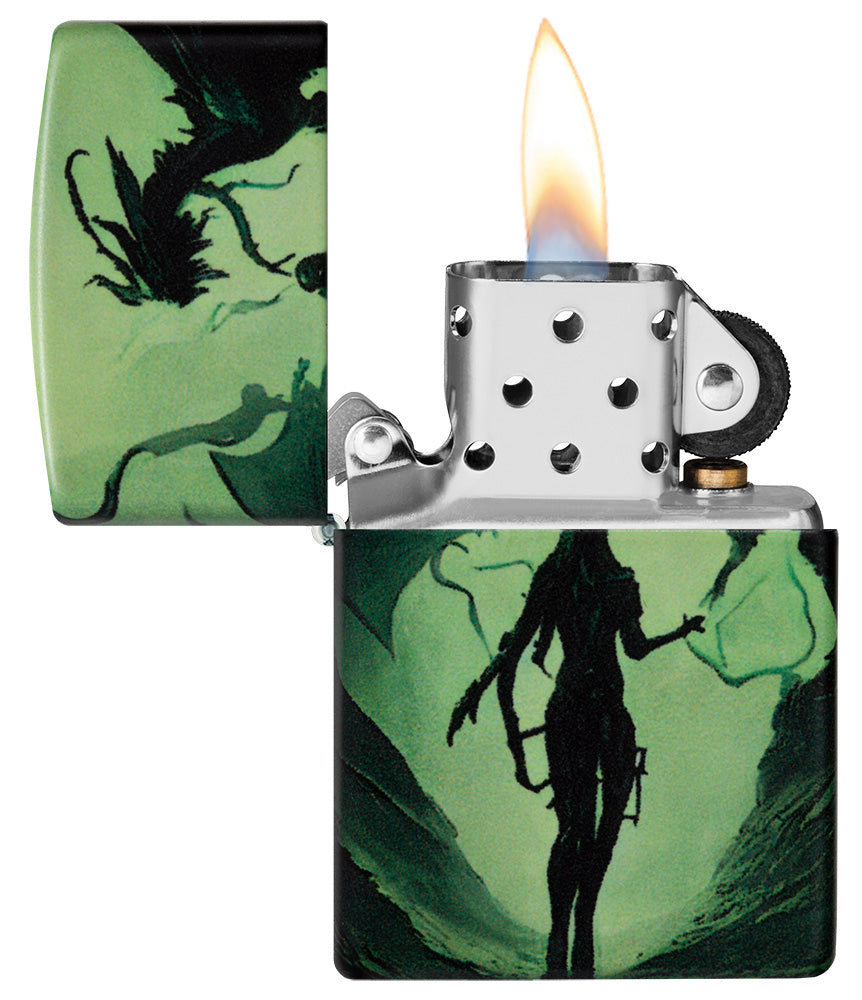 Zippo zapalovač 66011 Glowing Dragon Design