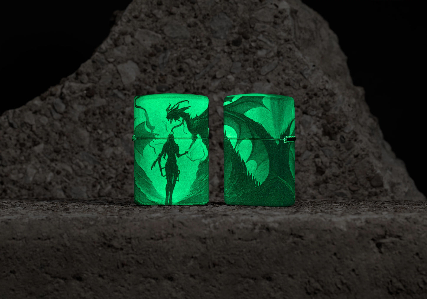 Zippo zapalovač 66011 Glowing Dragon Design
