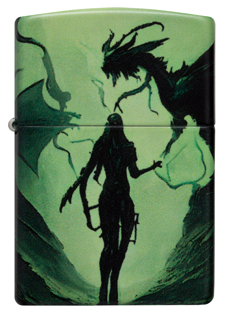 Zippo zapalovač 66011 Glowing Dragon Design