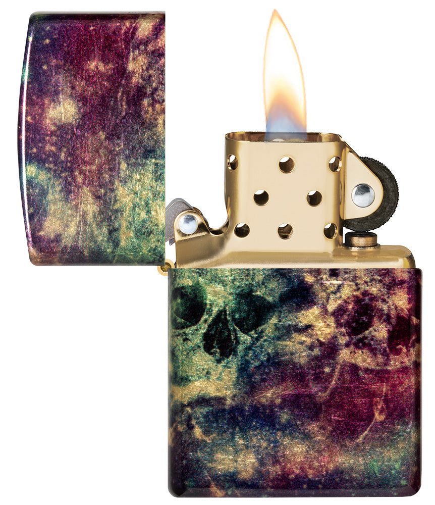 Zippo zapalovač 66012 Galaxy Skull Design