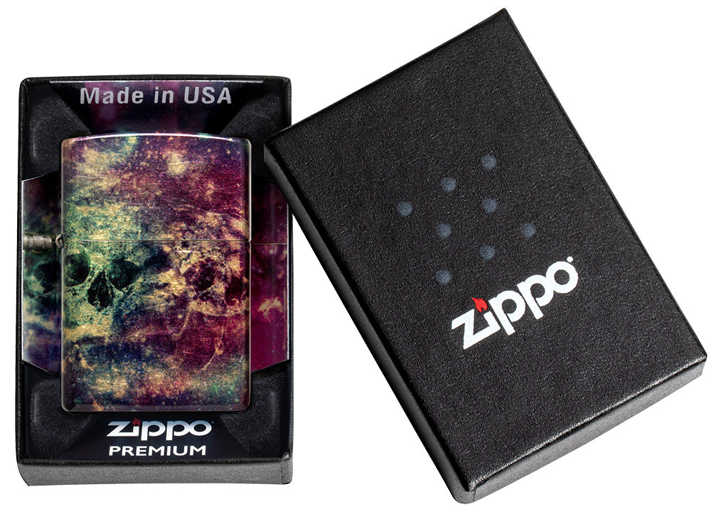 Zippo zapalovač 66012 Galaxy Skull Design