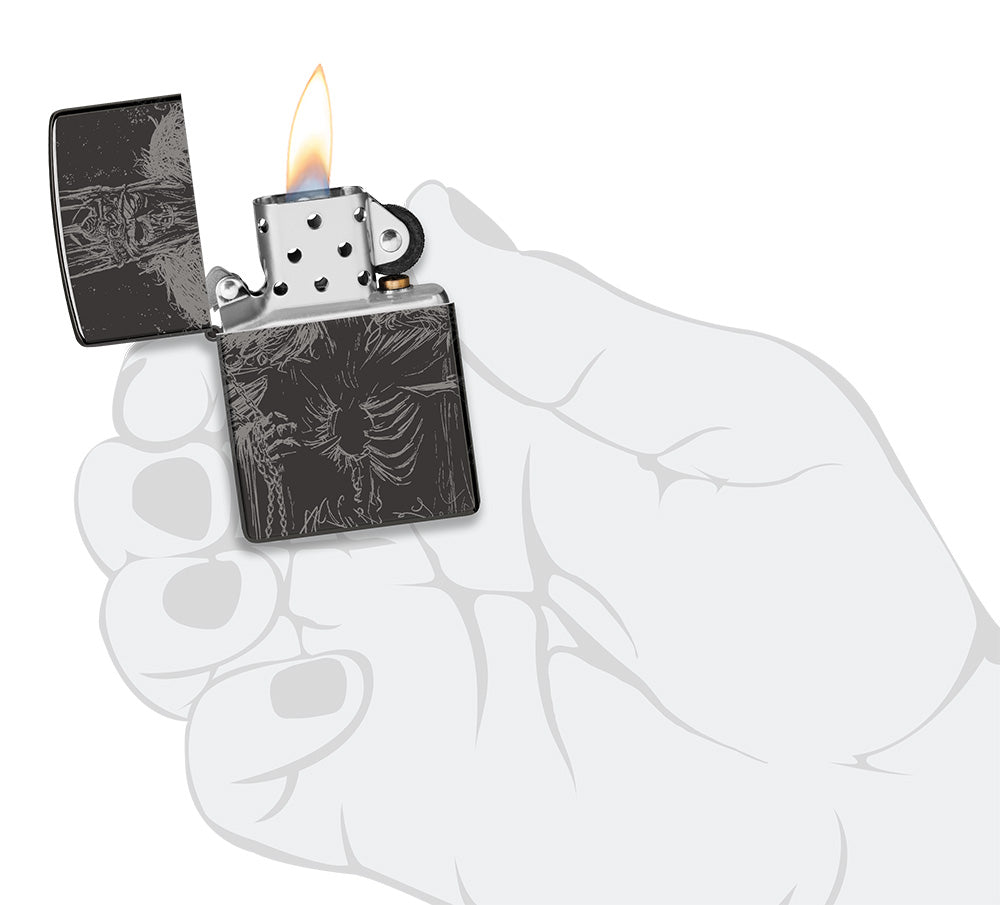 Zippo zapalovač 66013 Skull King Design